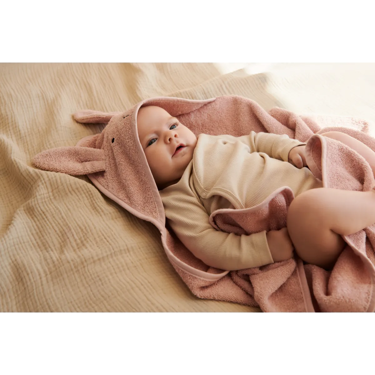 Hettuhandklæði, Rabbit - Rose