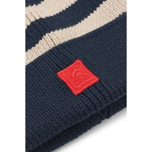 Húfa, Ezra Beanie - Sandy stripe