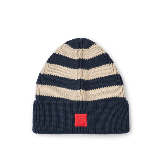 Húfa, Ezra Beanie - Sandy stripe