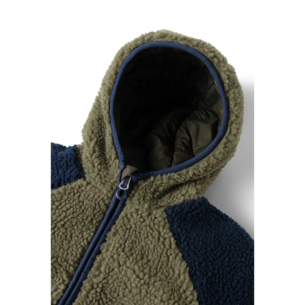 Thermo/flísjakki, Reversible - Army brown