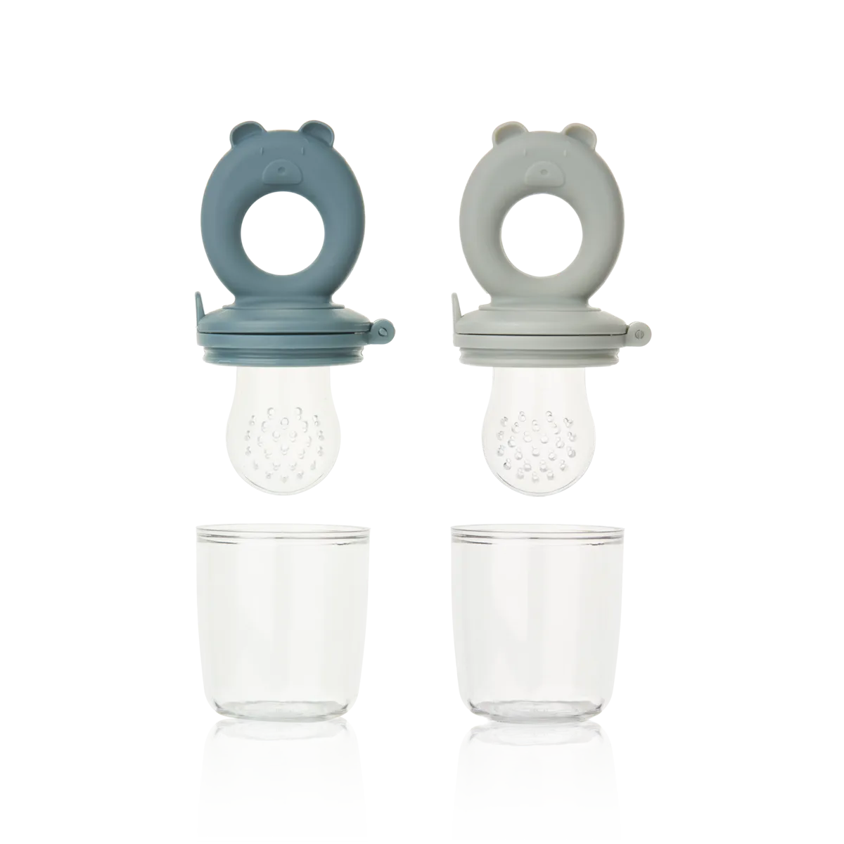 Fæðunet Bear 2pk, Miranda - Whale blue