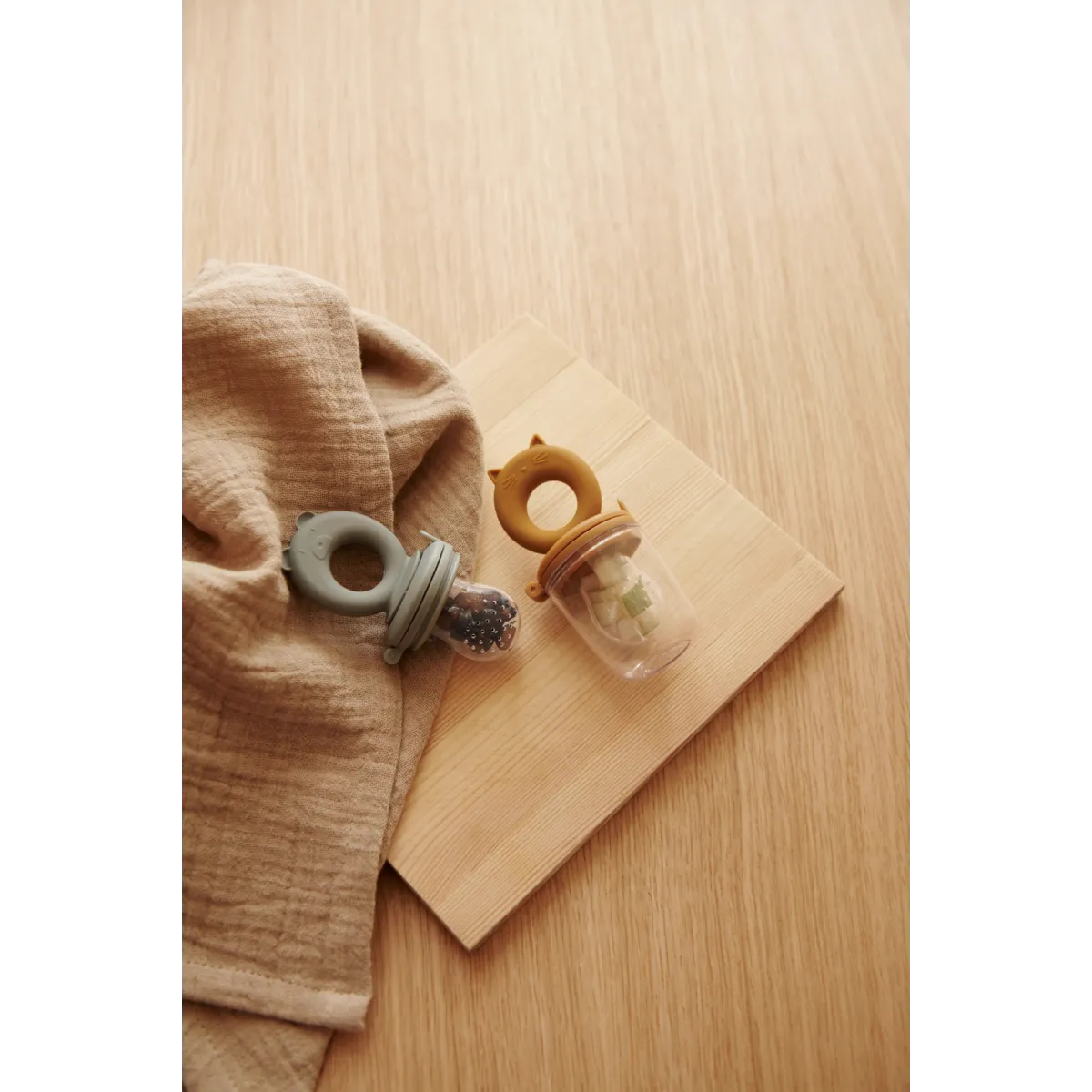 Fæðunet Bear 2pk, Miranda - Whale blue