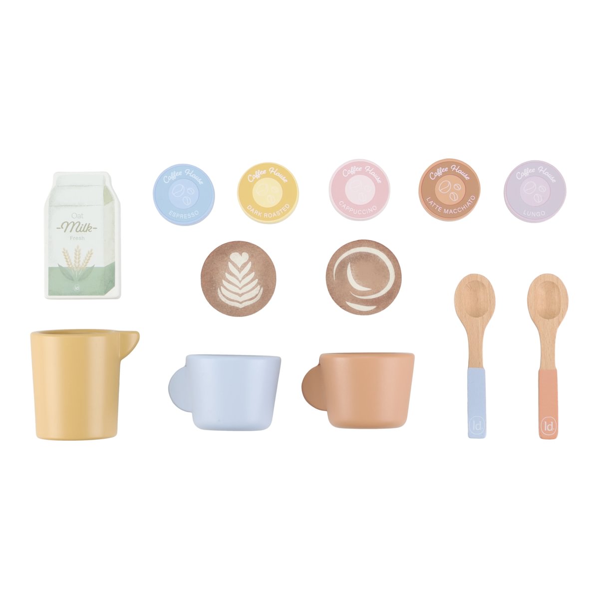 Kaffivél með aukahlutum