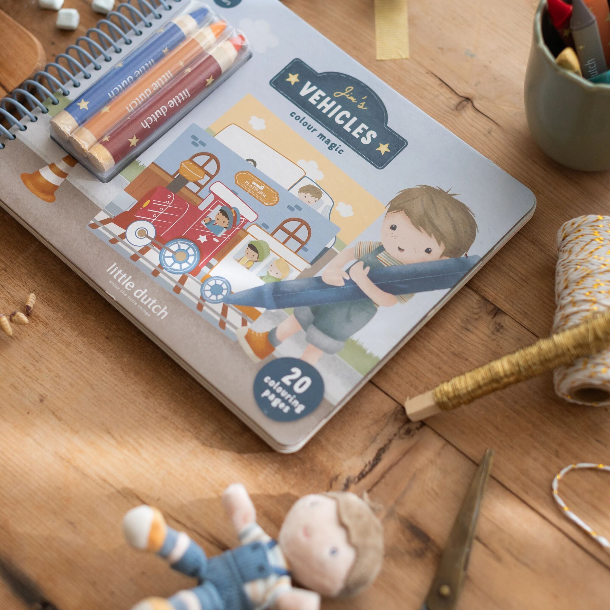 Töfrandi litabók - Jim