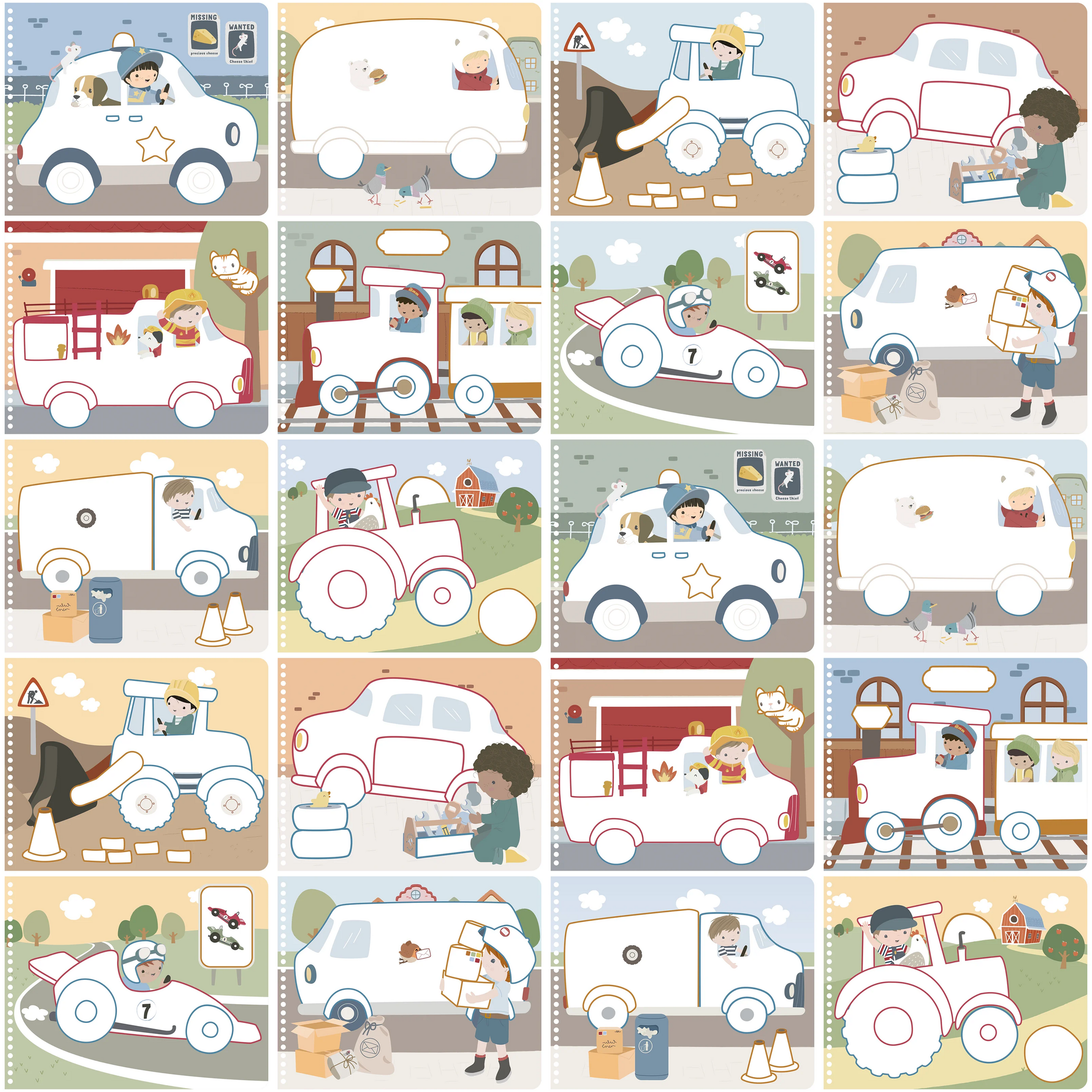 Töfrandi litabók - Jim