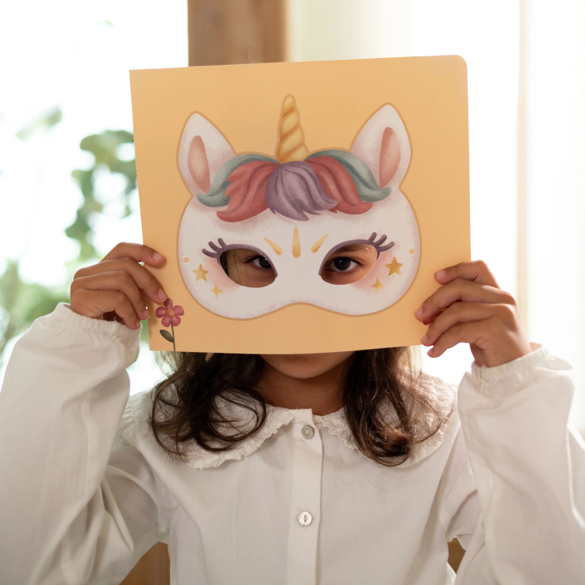 Föndurbók m/skærum - Rosa