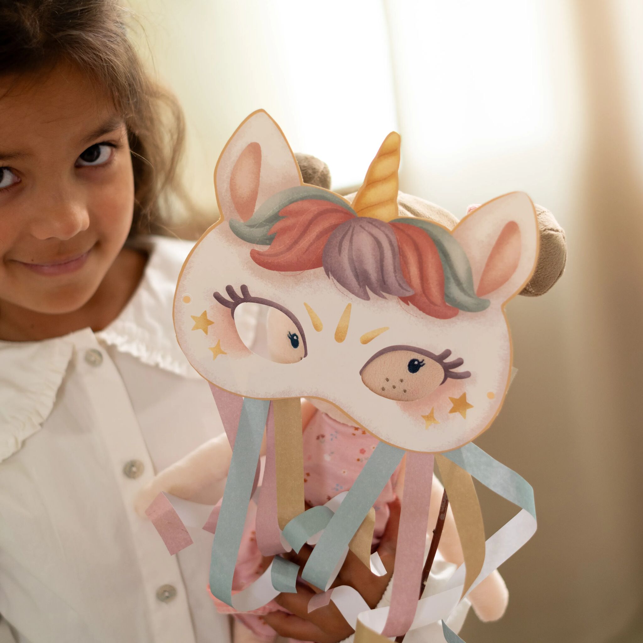 Föndurbók m/skærum - Rosa