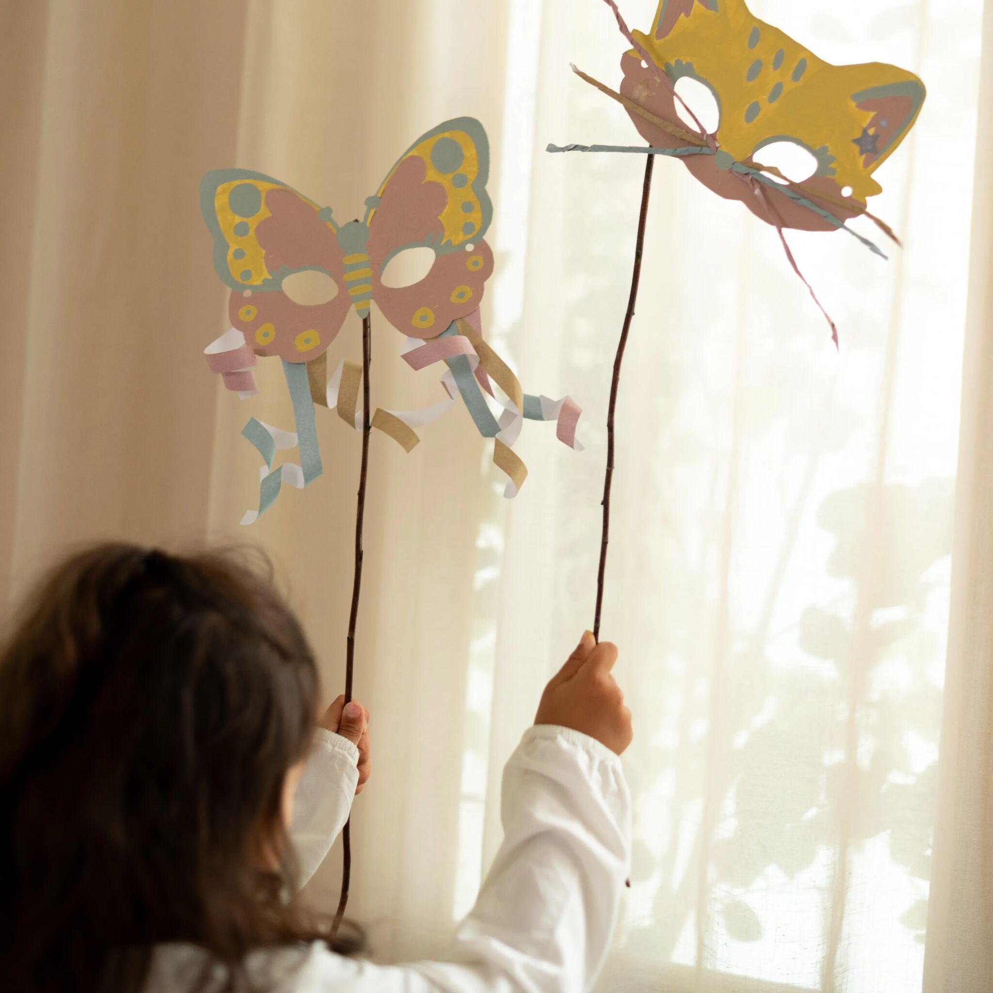 Föndurbók m/skærum - Rosa