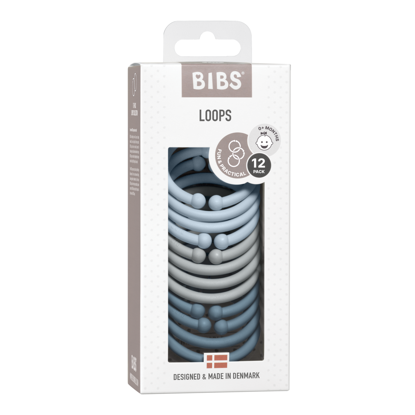 BIBS Loops 12pk - Blue/Cloud/Petrol